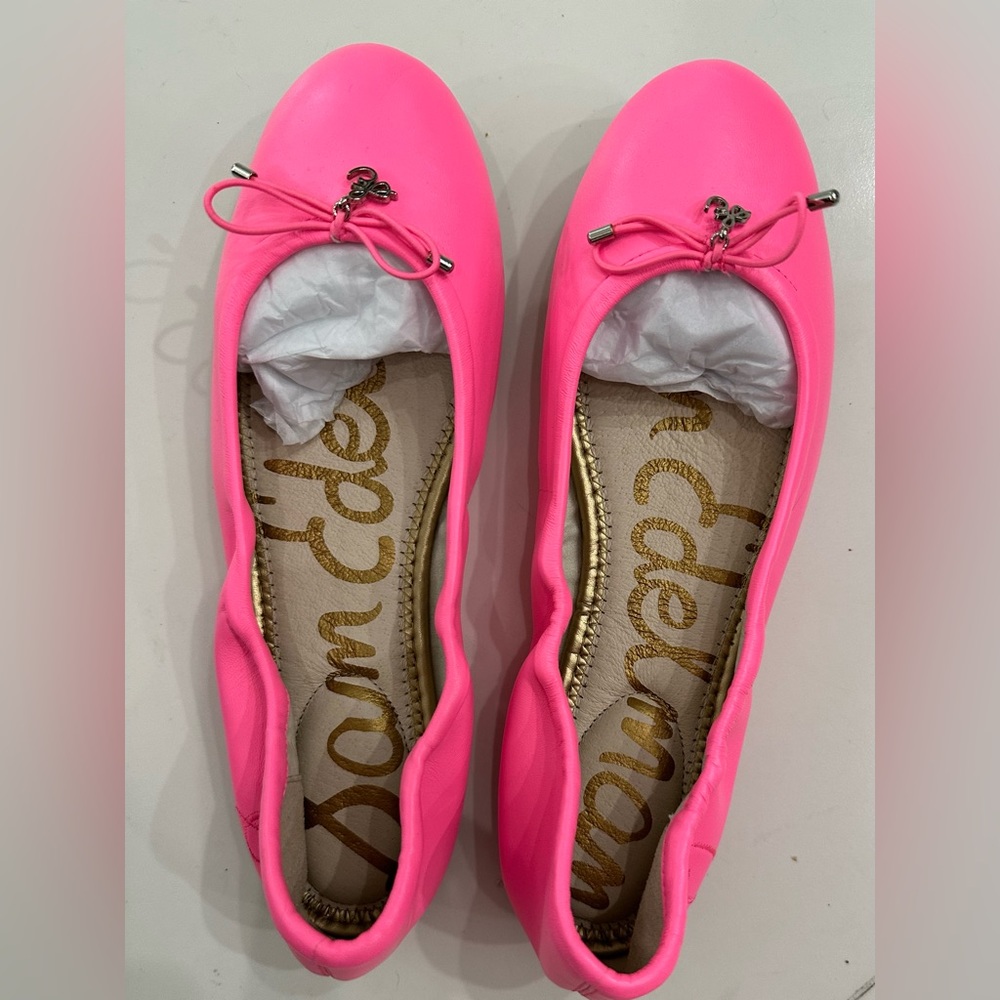 Sam Edelman Felicia Bright Pink Ballet flats